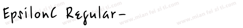 EpsilonC Regular字体转换
